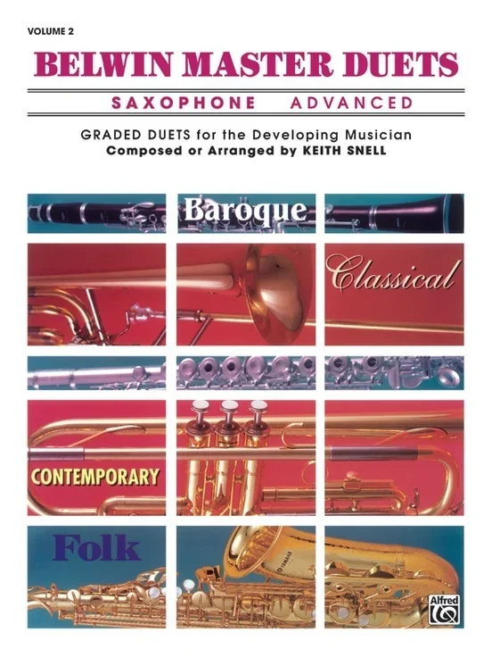 Belwin Master Duets Advanced Book 2 Alto Sax