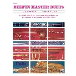 Belwin Master Duets Clarinet: Advanced, Vol. 2 – Clarinet Duet