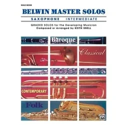Belwin Master Solos Alto Sax: Intermediate, Vol. 1 – Alto Sax Part