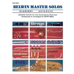 Belwin Master Solos Clarinet: Advanced, Volume 1 – Clarinet Part