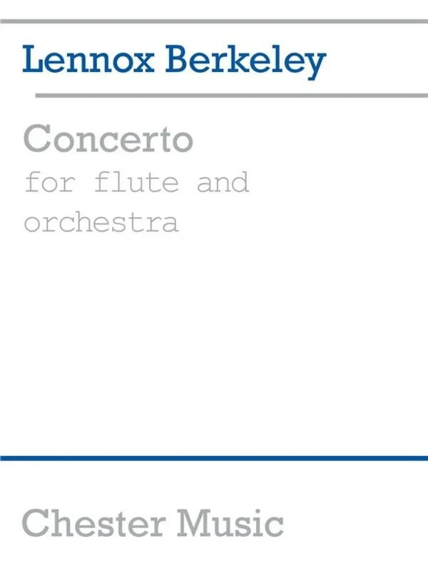 Berkeley – Concerto (1952) Flute/Piano (Softcover Book)
