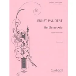 Beruhmte Arie (Famous Aria) – Trombone & Piano