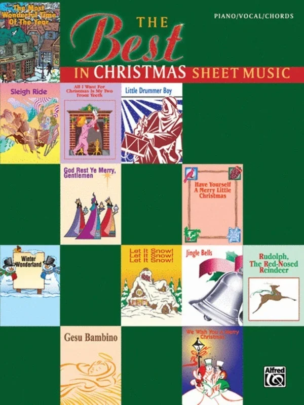 Best In Christmas Sheet Music Book