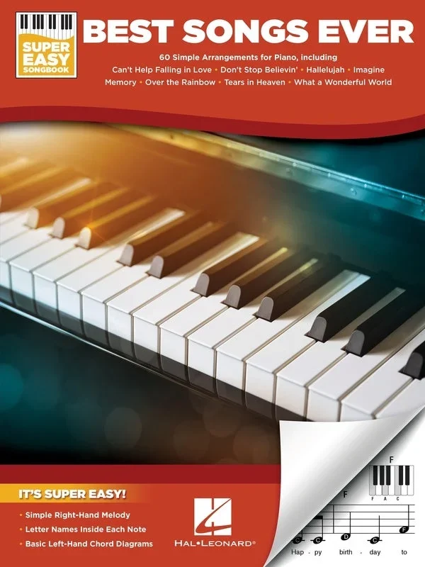 Best Songs Ever – Super Easy Piano Songbook