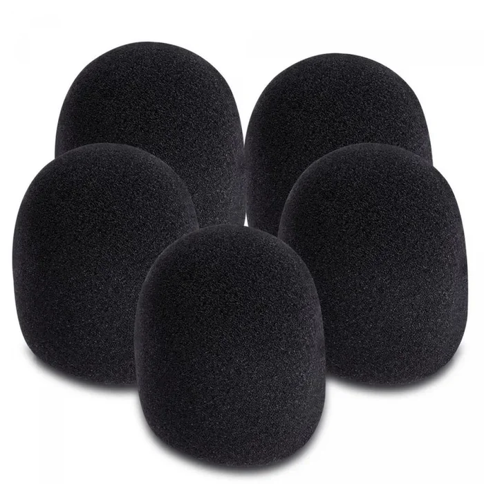 Black windscreen 5 pack