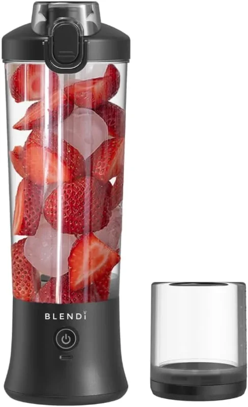 BLENDi X Large 24oz BPA-Free USB Rechargeable Personal Travel Blender (24oz, Black)