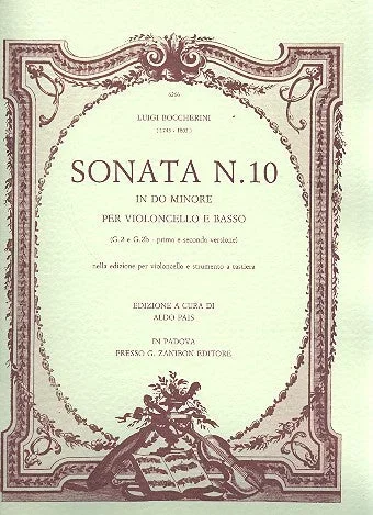 Boccherini: Cello Sonata in C Minor, G2 / G2b