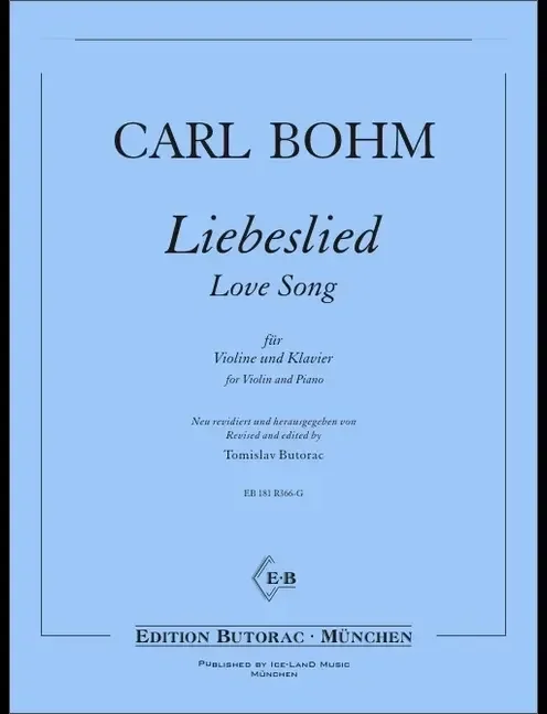 Bohm: Liebeslied from Miniatur-Bilder