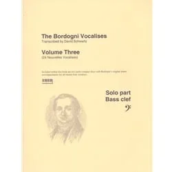 Bordogni Vocalises, Volume 3 – Trombone w/CD