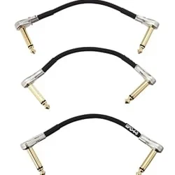 Boss 4″/10 cm Space-saving Pancake Cable 3-pack