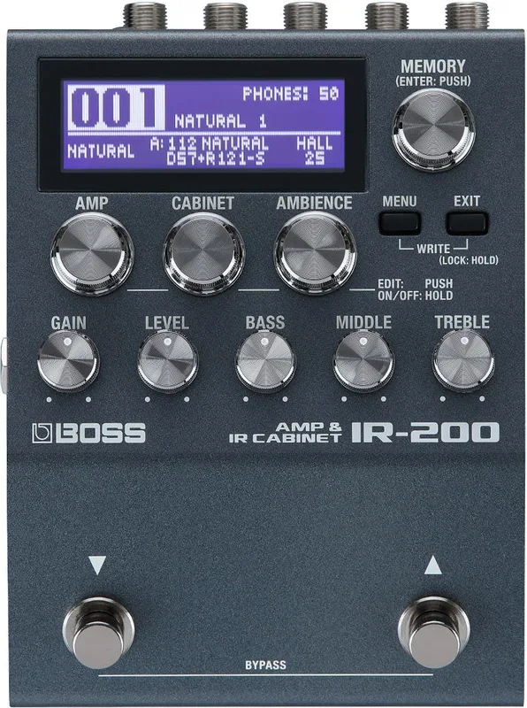 BOSS IR-200 Amp & IR Cabinet Pedal
