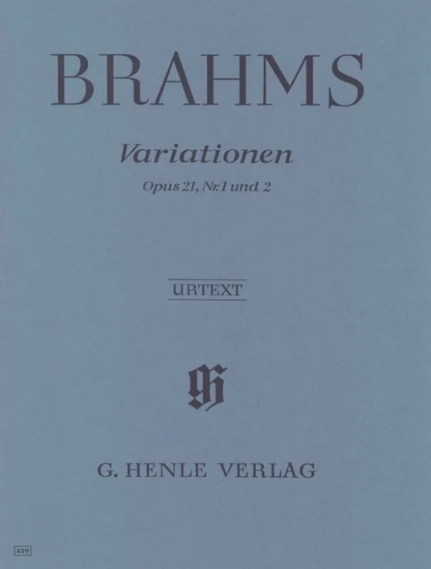 Brahms: Variations Op 21 Nos 1 & 2 Piano Solo