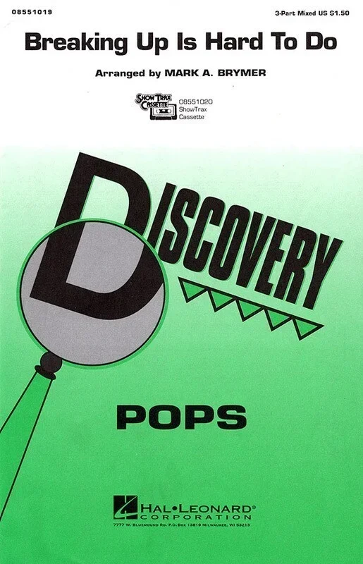 Breaking Up Is Hard To Do 3 Pt Mix (Octavo)