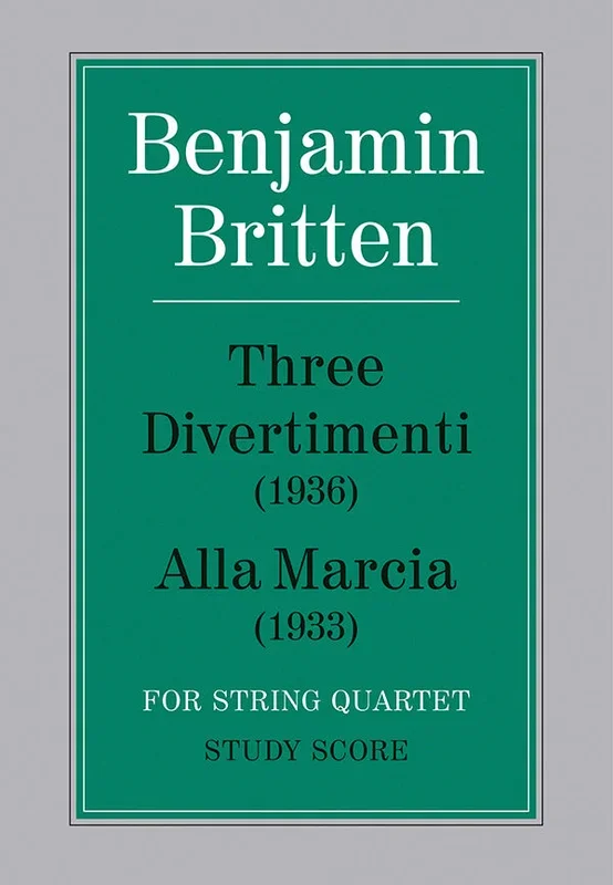 Britten: Three Divertimenti & Alla Marcia