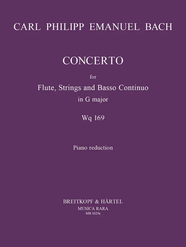 C.P.E. Bach: Flute Concerto in G Major, H. 445, Wq. 169