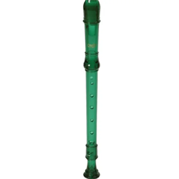 Canto CR101 Green 1-Piece Soprano Recorder – Baroque Fingering