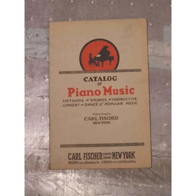 Carl Fischer Catalog of Piano Music (c.1900?)