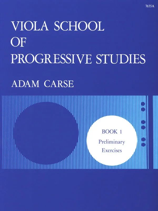 Carse: Viola School of Progressive Studies – Book 1