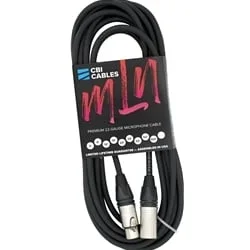 CBI Performer 22 AWG Neutrik XX Series Microphone Cable – 20′