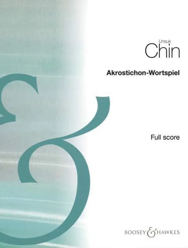 Chin – Acrostic Wordplay Soprano/Ensemble Full Score Book