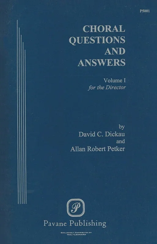 Choral Questions And Answers Vol 1 (Book)