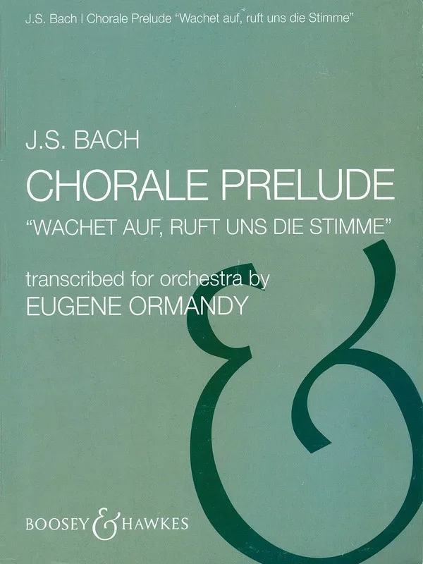 Chorale Prelude Score/Parts Book