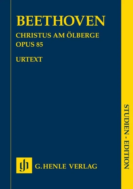 Christ On Mount Of Olives Op 85 Study Score Book
