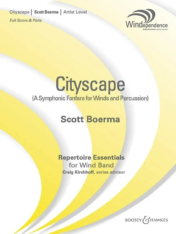 Cityscape Symphonic Fanfare Winds Per Sc Bhcb5 (Music Score)