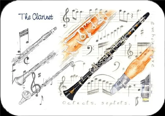 Clarinet Placemats