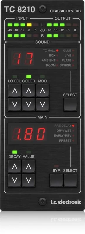 Classic Mixing Reverb Plug-in with Dedicated Hardware Controller