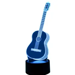 Classical Guitar 3D LED Lamp