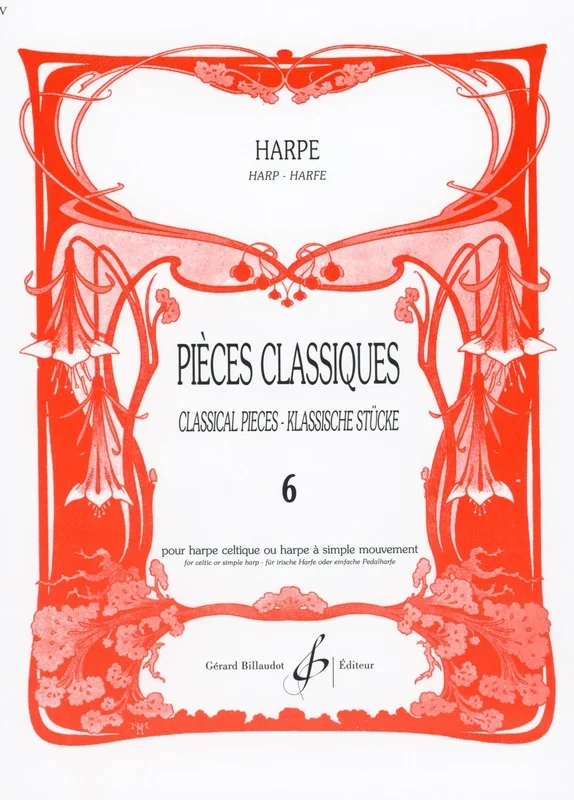 Classical Pieces for Celtic Harp – Volume 6