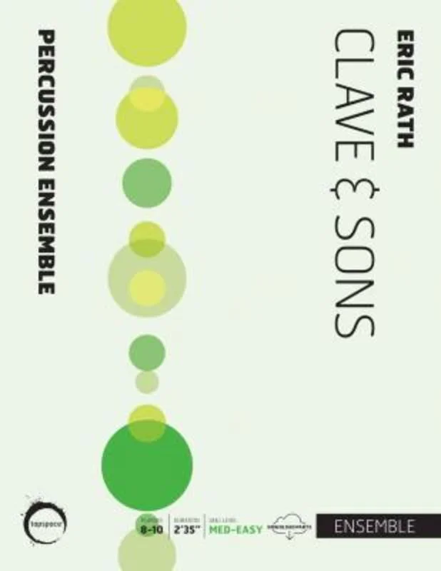 Clave & Sons Percussion Ensemble Score/Parts