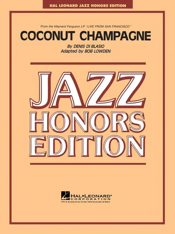 Coconut Champagne Pe5 (Music Score/Parts)