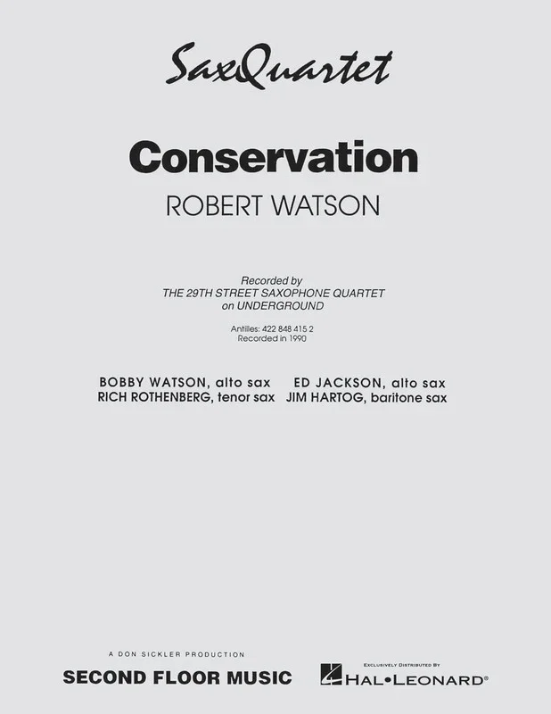 Conservation Sf (Music Score/Parts)