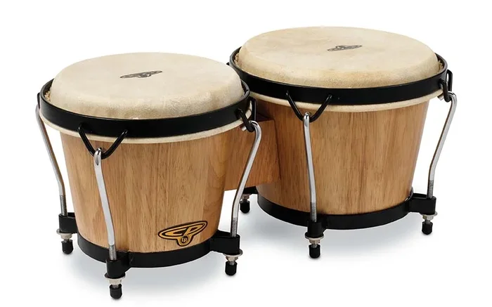 CP by Latin Percussion 6″/7″ Traditional Bongo Set – Dark Wood with Black Hardware