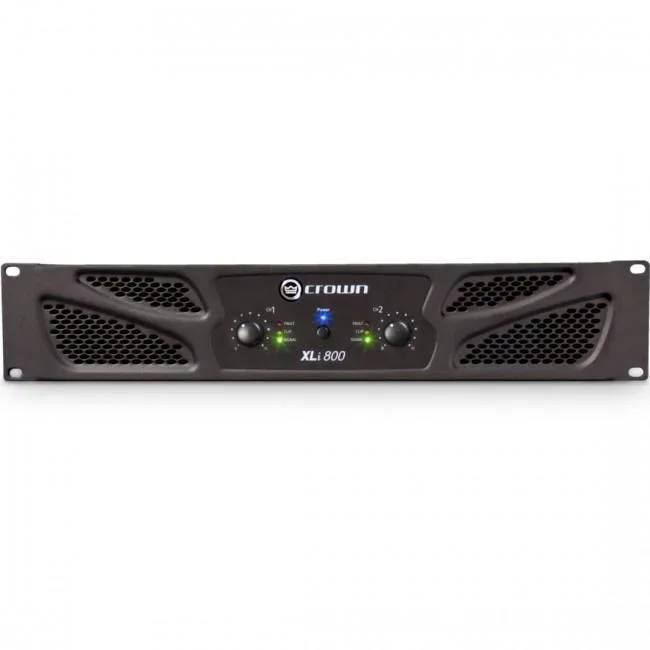 Crown XLi 800 Power Amplifier 2-Ch 300W 4Ohm