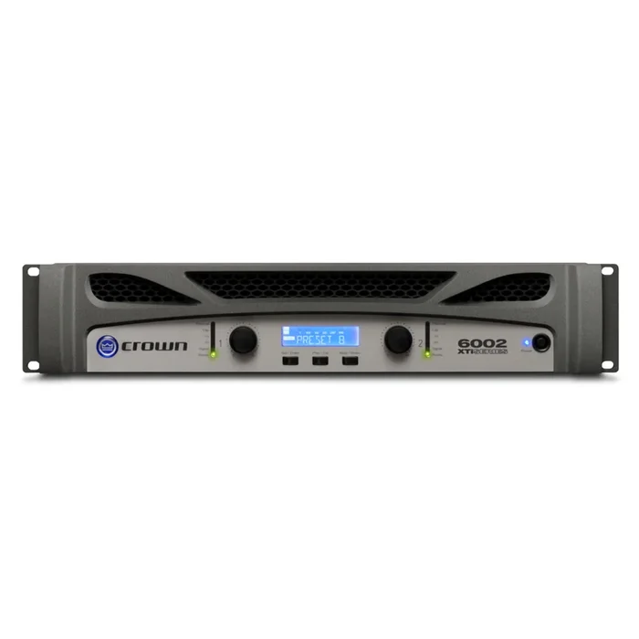 Crown XTI6002 Power Amplifier 2CH 2100W @ 4 Ohm – High Performance XTi 2 Series Audio Amplifier