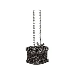 Crystal Snare Drum Necklace