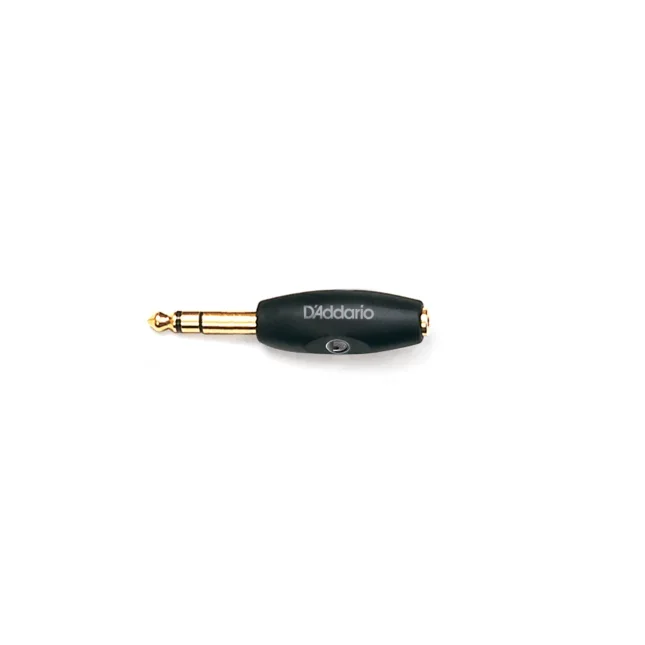 D’Addario 1/8 Inch Female Stereo to 1/4 Inch Male Stereo Adaptor