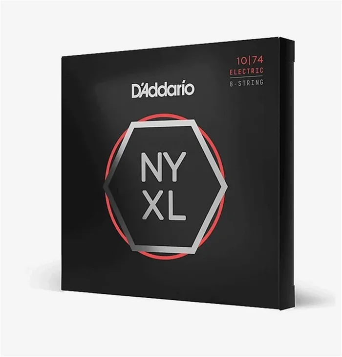 D’Addario 10-74 Light Top/Heavy Bottom 8-String Electric Guitar Strings NYXL1074