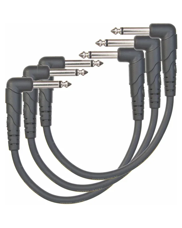 D’Addario .5′ Classic Series Patch Cables (3-Pack)