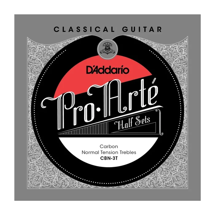 D’Addario CBN-3T Pro-Arte Carbon Classical Guitar Half Set, Normal Tension