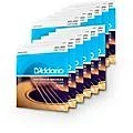 D’Addario EJ16-12P Phosphor Bronze Light Acoustic Guitar Strings 12-Pack Standard