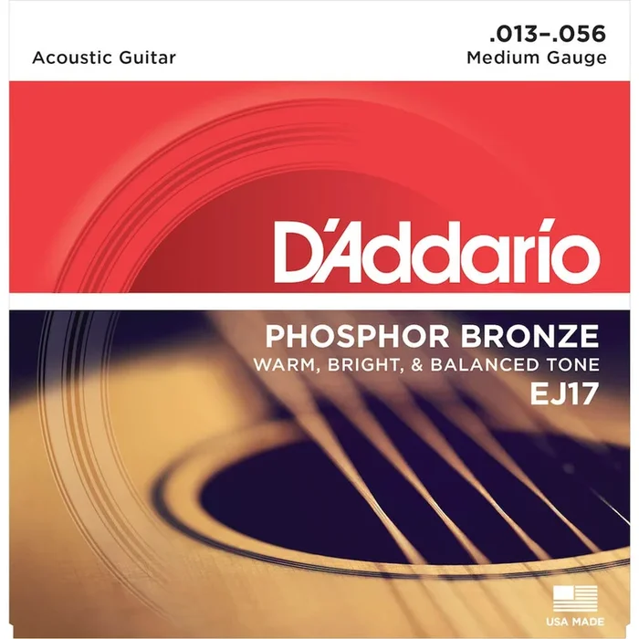 D’ADDARIO EJ17 Medium Acoustic Guitar Strings