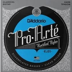 D’Addario EJ31 Pro-Arte Rectified Nylon Hard Tension Classical Guitar Strings