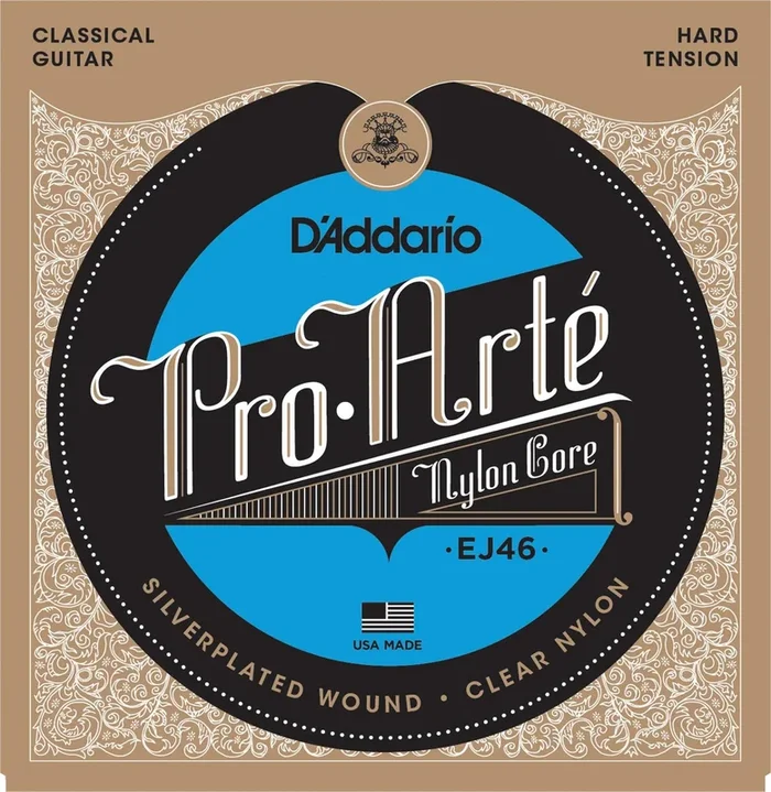D’Addario EJ46 Pro-Arte Nylon Classical Guitar Strings, Hard Tension
