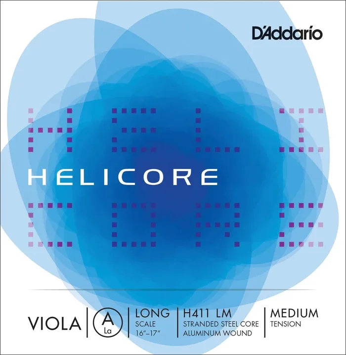 D’Addario Helicore Viola Single A String, Long Scale, Medium Tension