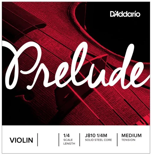 D’ADDARIO J81114M 1/4 Prelude Violin E String, Medium Tension