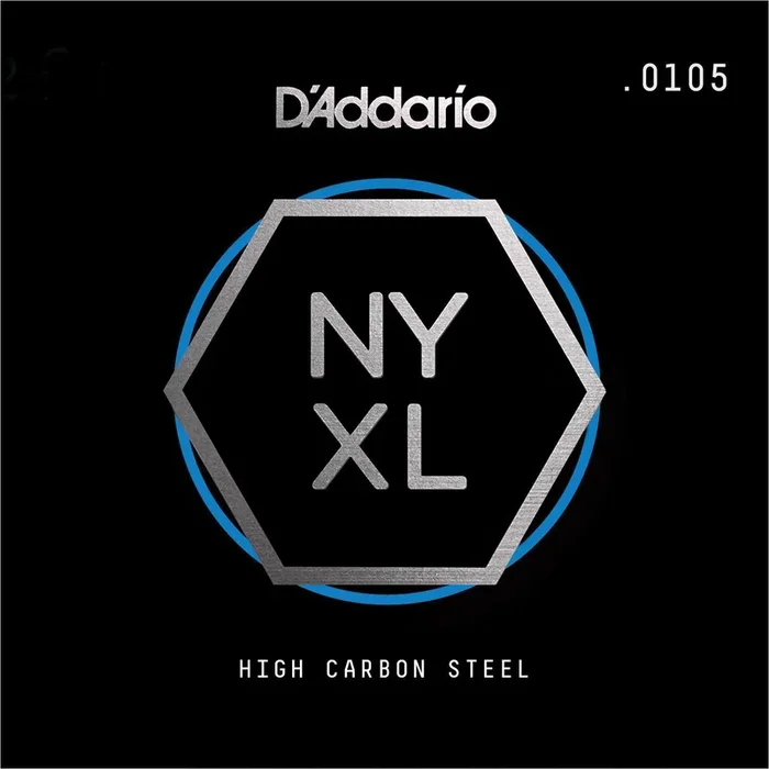 D’Addario NYS0105 Single Plain Steel Guitar String, .0105